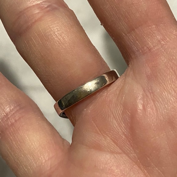 925 silver ring with pink, blue and white stones. - Picture 3 of 4